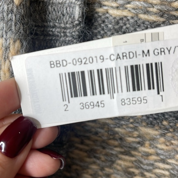NWT Anthropologie BB Dakota Women’s To Be Fair Isle Cardigan Size M - Picture 7 of 10